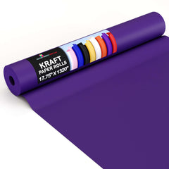 17.75" x 110' Kraft Paper Roll | Purple