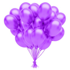 12 In. Purple Balloons | 72 Count