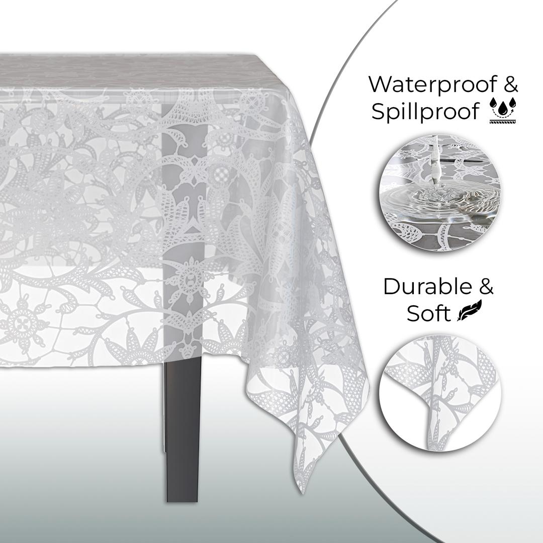 White Lace Table Cover White Lace Table Cover