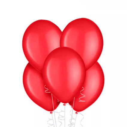 12 In. Red Latex Balloons | 10 Count