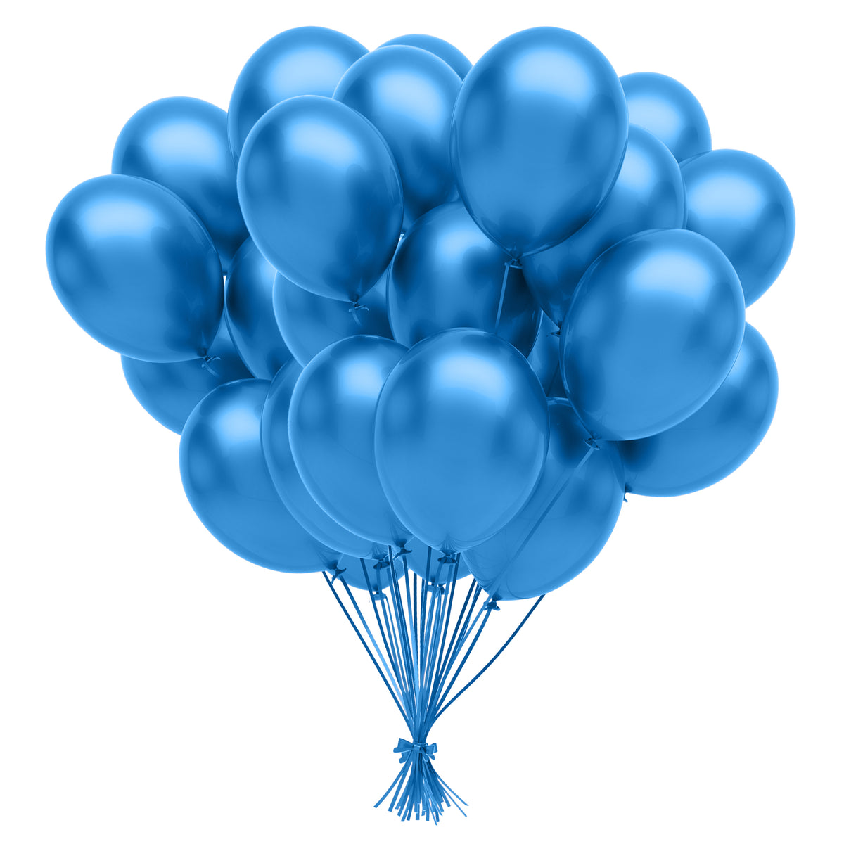 12 In. Dark Blue Balloons | 72 Count