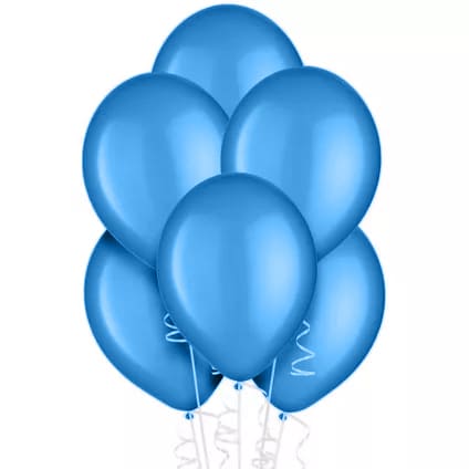 12 In. Dark Blue Balloons | 72 Count