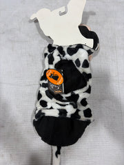 Black Cow Pet Costume XS/SM