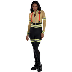 Women's Firefighter Halloween Costume - Adult L (10-12)