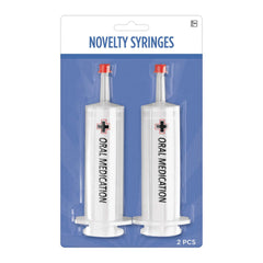 Oversized Halloween Novelty Syringes - Costume Accessory, 2-Pack
