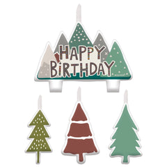 Wilderness Birthday Candle Set | 4 Count