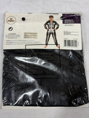 Boys' Skeleton Bodysuit with Hood - Child S (4-6)