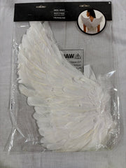 Mystical White Angel Wings - Halloween Accessory