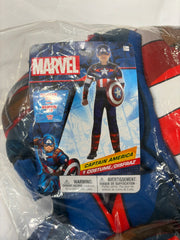 Captain America Boys Costume - Marvel Halloween Outfit - Toddler (3-4)