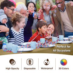 Gold Plastic Table Cover Roll with Cutter - 54 x 126 ft