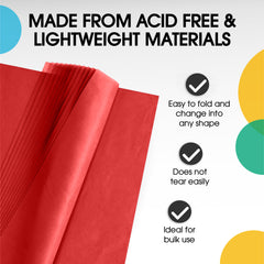 Red Tissue Paper 15 in. x 20 in. | 480 Sheets