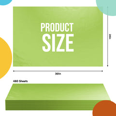 Lime Tissue Paper 20 in. x 30 in. | 480 Sheets
