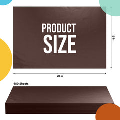Brown Tissue Paper 15 in. x 20 in. | 480 Sheets