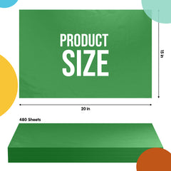 Emerald Tissue Paper 20 in. x 30 in. | 480 Sheets
