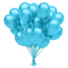 12 In. Turquoise Balloons | 72 Count