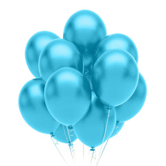 12 In. Turquoise Latex Balloons | 10 Count