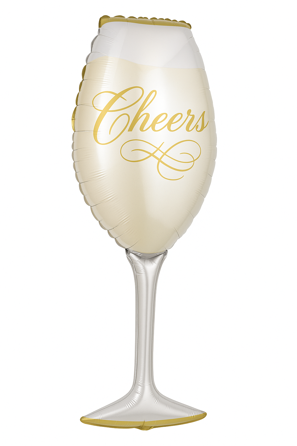 Cheers Champagne Glass Shaped Foil Balloon