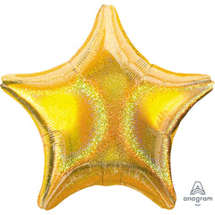 Shimmering Gold Star Foil Balloon - 19 Inch