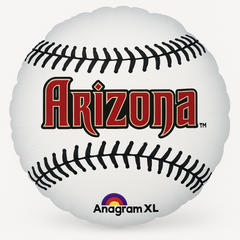 Arizona Baseball Mylar Balloon - 18 Inch