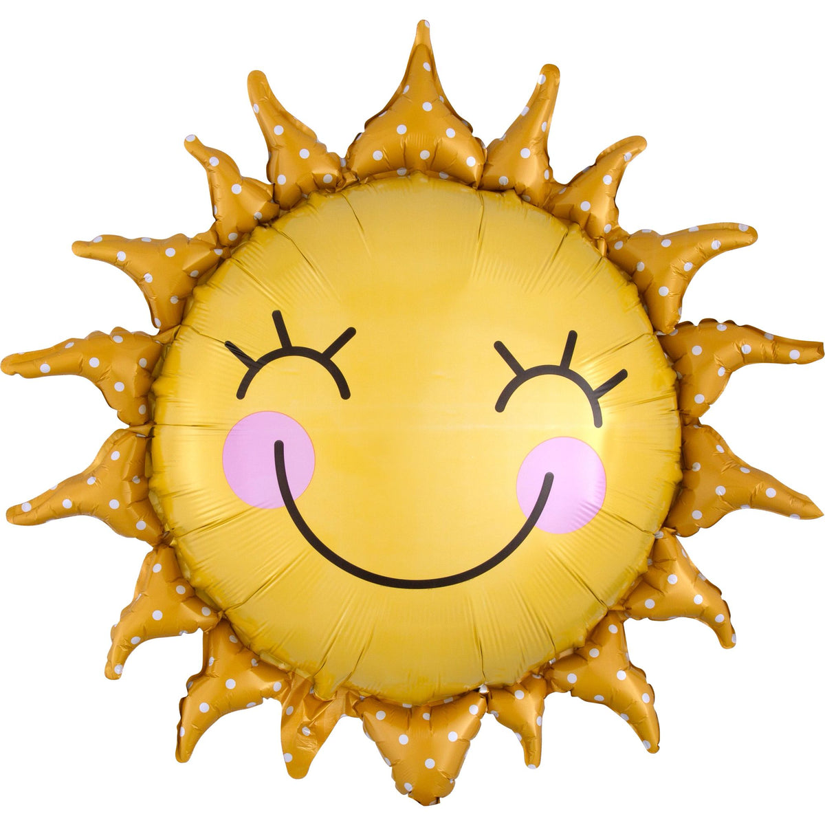 Radiant Smiling Sun Foil Balloon - 26 Inch