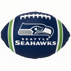 Seattle Seahawks 18-Inch Football Mylar Balloon