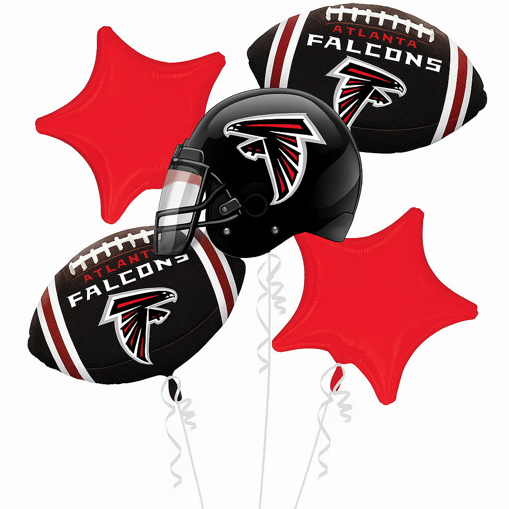 Atlanta Falcons Foil Balloon Bouquet