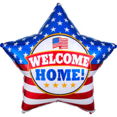 Welcome Home Star Foil Balloon
