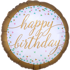 Elegant Pastel Confetti Foil Balloon - 18"