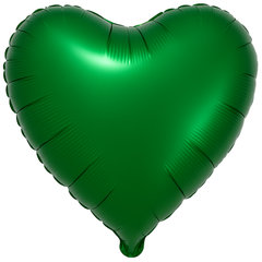 Emerald Heart Foil Balloon