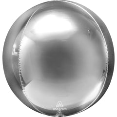 Silver Jumbo Orbz Foil Balloon