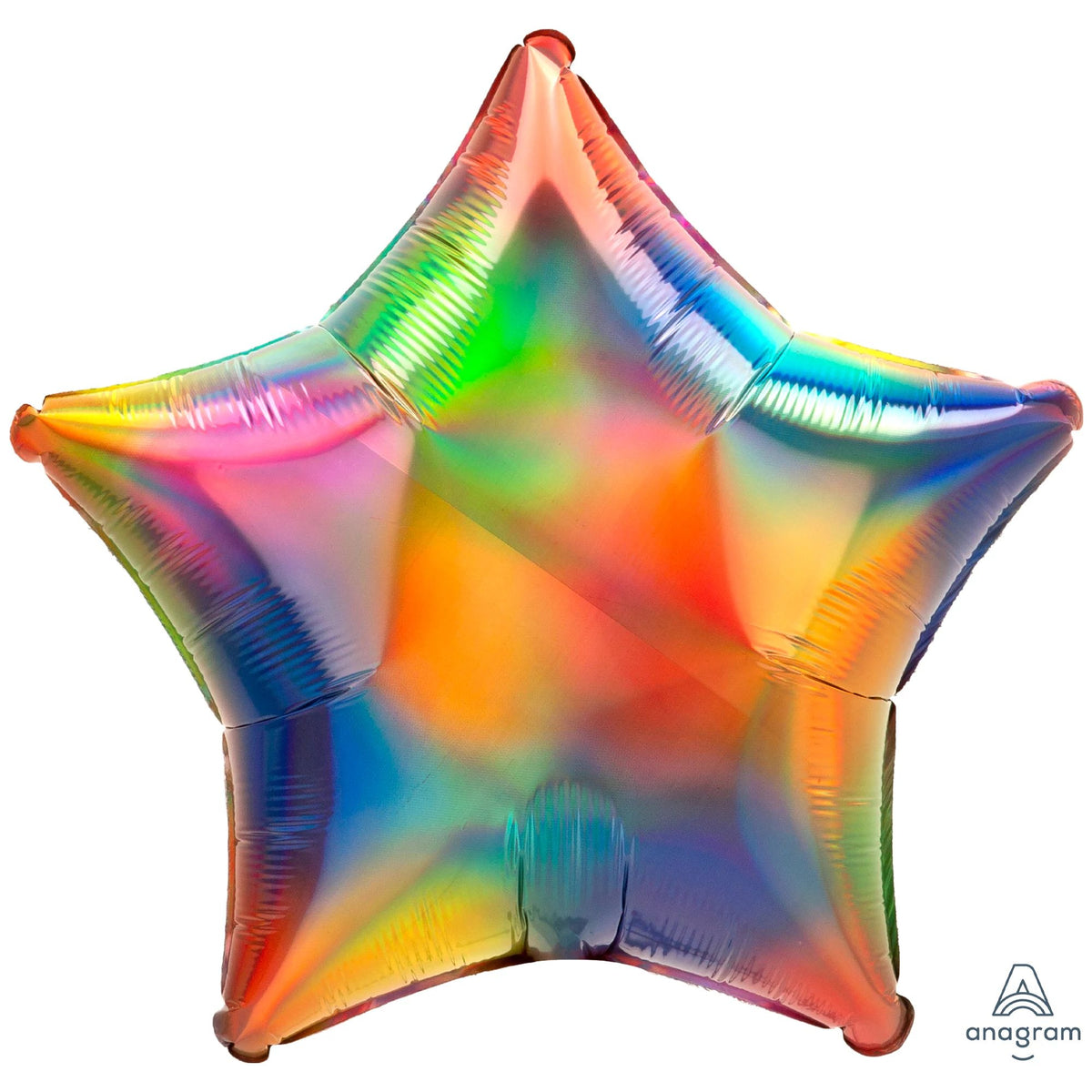 Iridescent Rainbow Star Foil Balloon