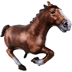 Galloping Horse Metallic Foil Balloon