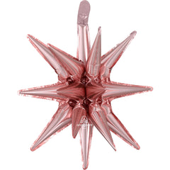 Rose Gold Magic Star Foil Balloon - 18-Inch