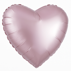 Pastel Pink Heart Foil Balloon