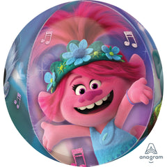 Trolls Orbz Mylar Balloon - Foil Super Shape