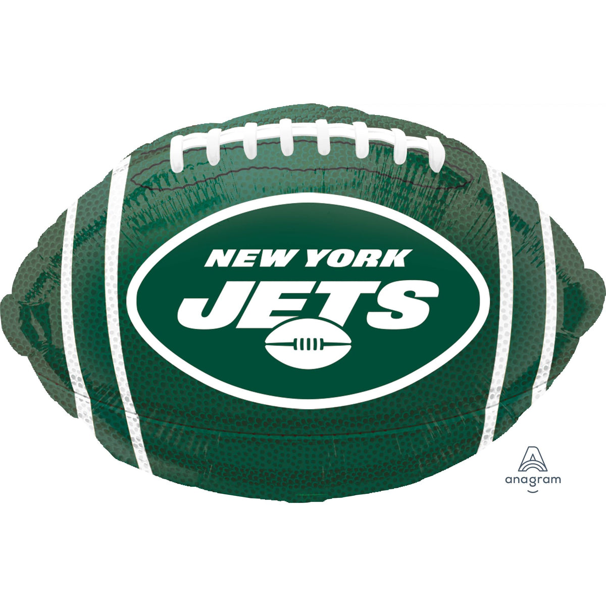 New York Jets Football-Shaped 18" Mylar Balloon