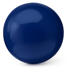 True Navy Orbz Geometric Foil Balloon