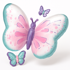 Enchanting Flutter Butterfly Super Shape Foil Balloon