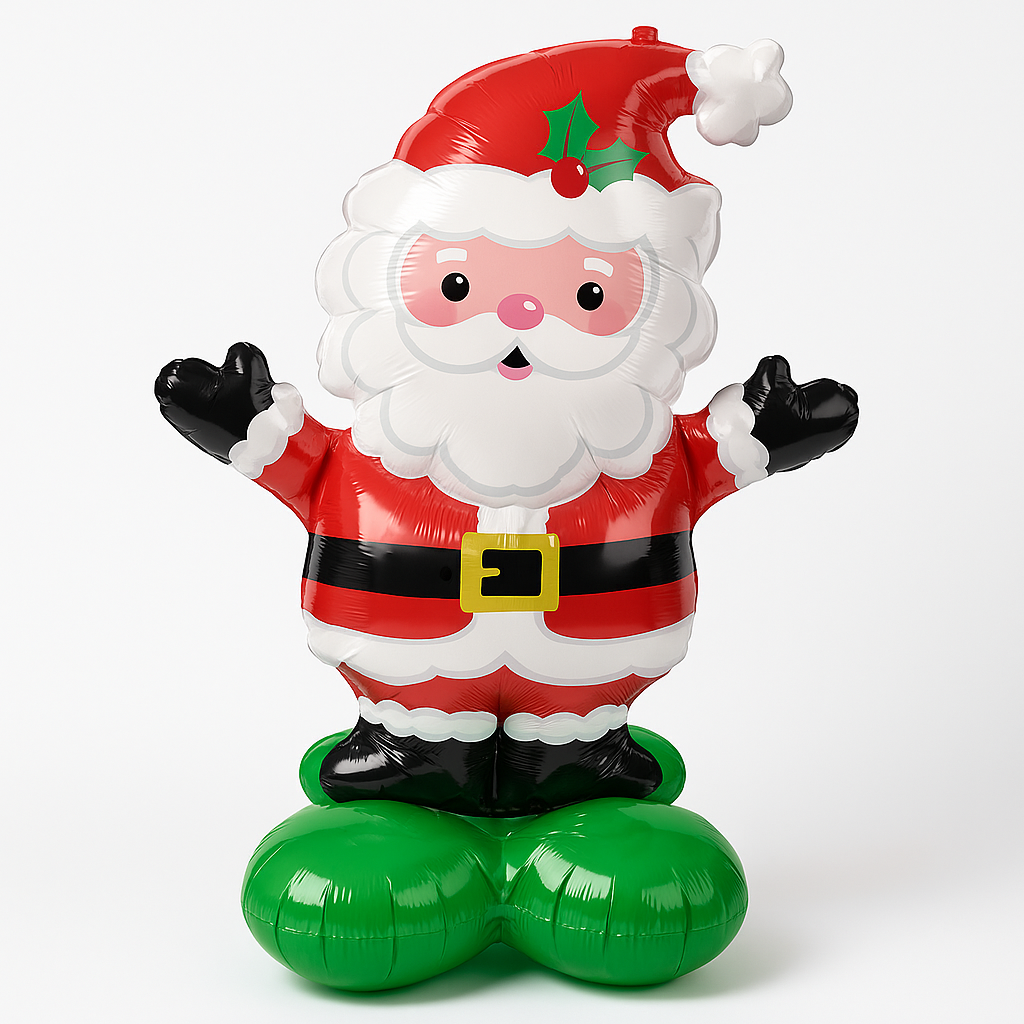 Festive Santa AirLoonz Foil Balloon