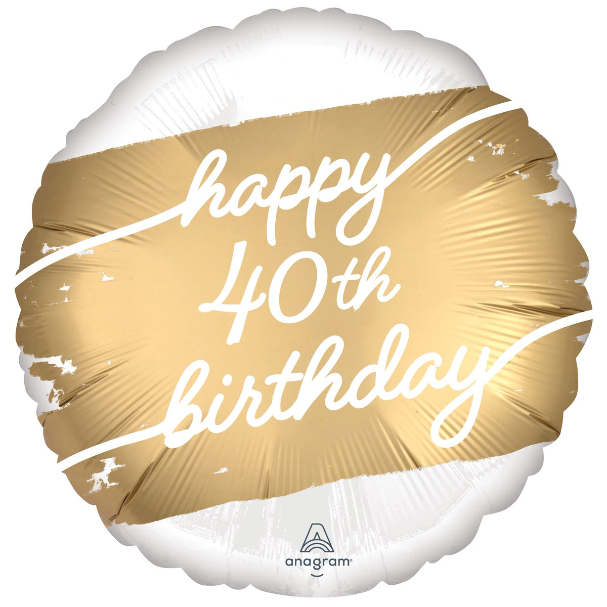 Golden Age 40th Birthday Foil Balloon