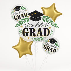 You Did It Ivy Grad Foil Balloon Bouquet