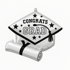 Graduation Cap & Diploma Super Shape Foil Balloon
