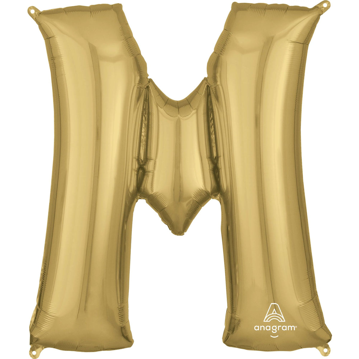 Metallic Gold Letter M Foil Balloon