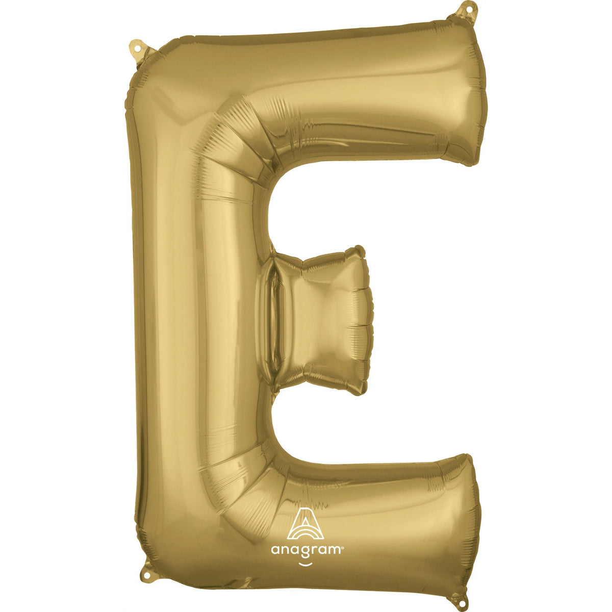 Metallic Gold Letter E Balloon - Foil Super Shape