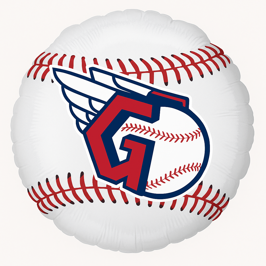 18" Cleveland Guardians Foil Mylar Balloon