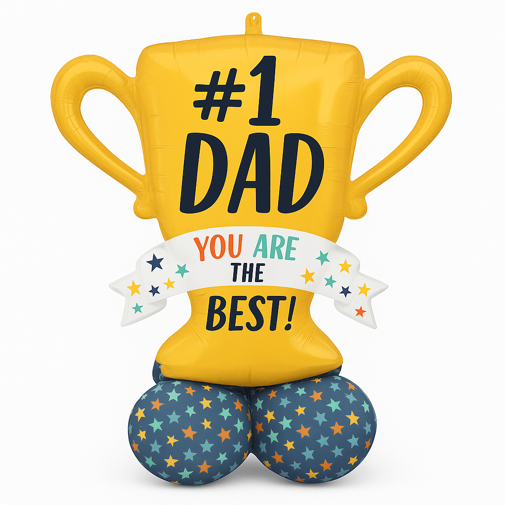 #1 Dad Trophy AirLoonz Balloon