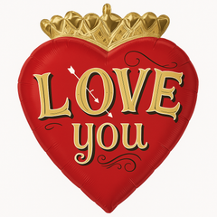 Just My Type Love Heart SuperShape Balloon
