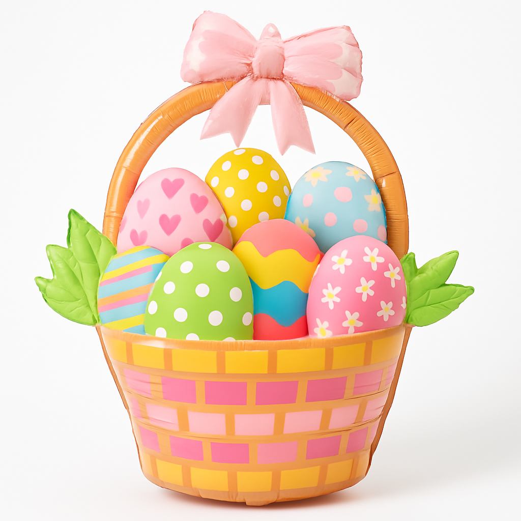 Easter Basket SuperShape Foil Balloon