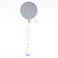 Crystal Clear LED Balloon with Multicolor Lights