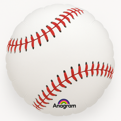 18" Baseball Metallic Foil Balloon